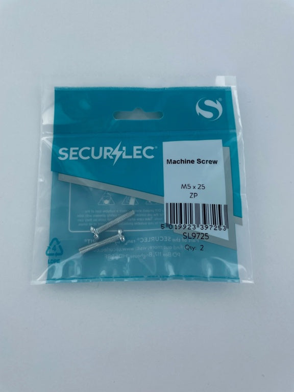 Machine Screw ZP M5 x 25mm - Pack 2