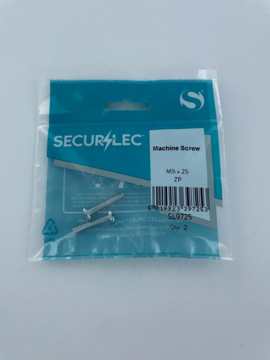 Machine Screw ZP M5 x 25mm - Pack 2