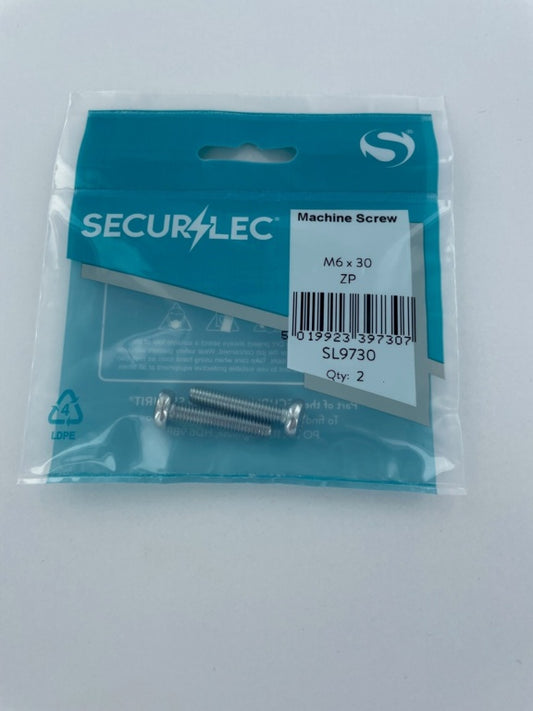 Machine Screw ZP M6 x 30mm - Pack 2