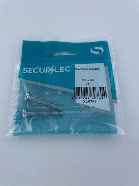 Machine Screw ZP M6 x 40mm - Pack 2