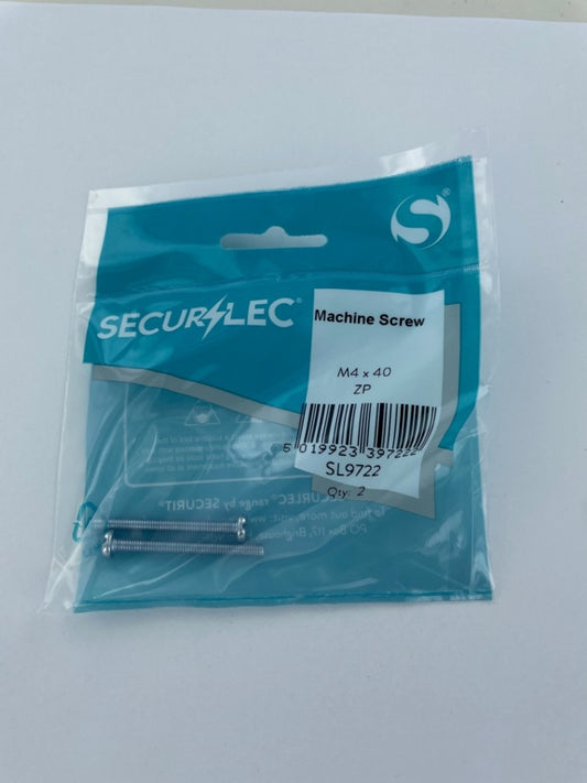 Machine Screw ZP M4 x 40mm - Pack 2