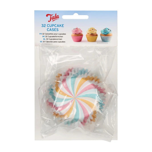 Rainbow Swirl Cupcake Case