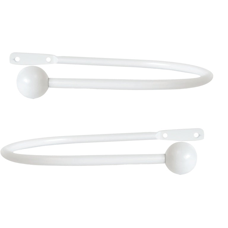 Cosmos Metal Holdback White
