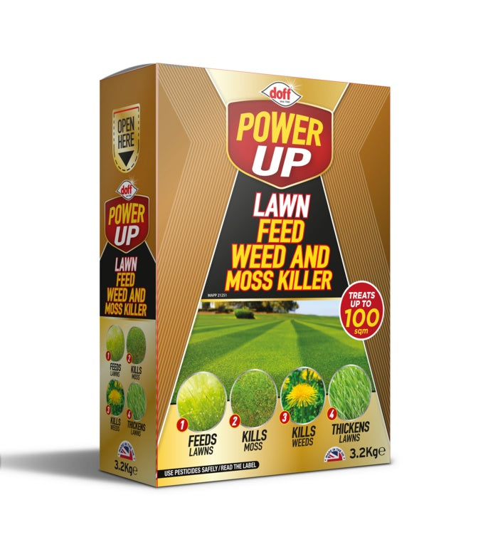 Lawn Feed, Weed & Mosskiller - 3.2kg 100sqm