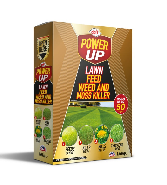 Lawn Feed, Weed & Mosskiller - 1.6kg 50sqm