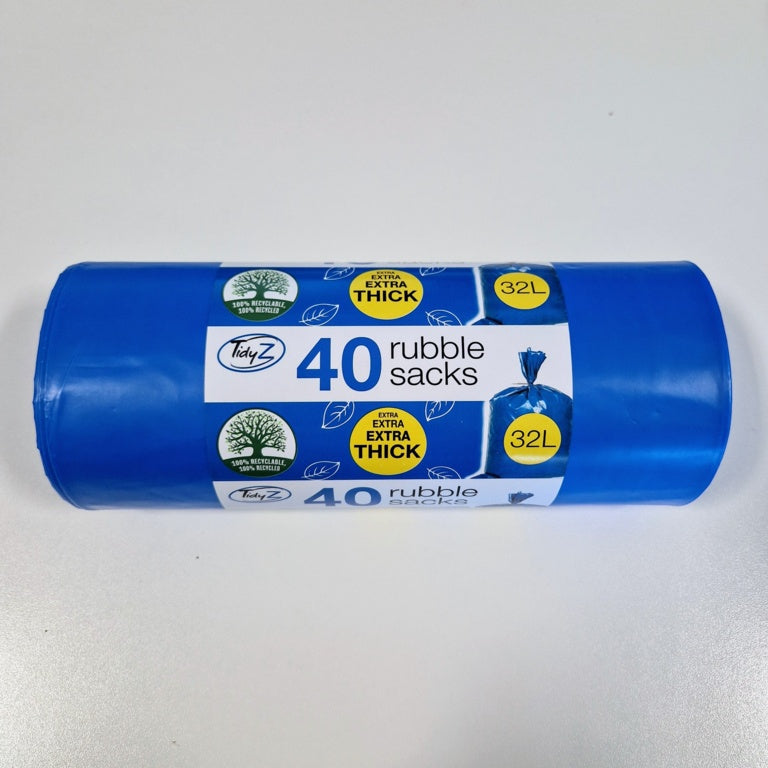 Rubble Sacks 32L - Roll of 40