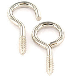 Curtain Wire Hooks & Eyes Nickel Plated - (6+6) S6420