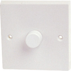 Square 1 Gang 2 Way Dimmer Switch - Square Edge
