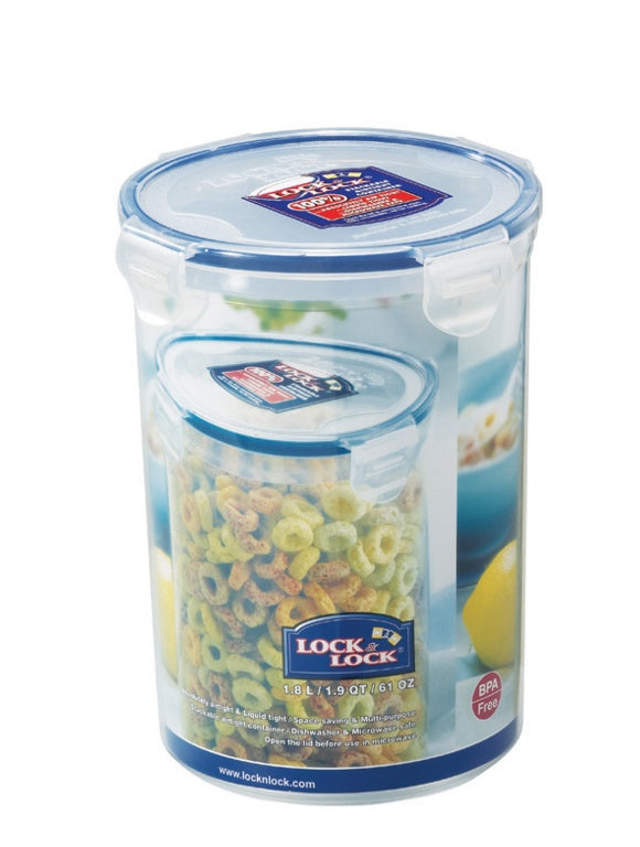 Round Food Storage Container - 1.8L