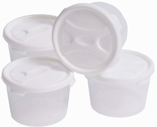 Handy Pots Food Storage Set White - Pack 4