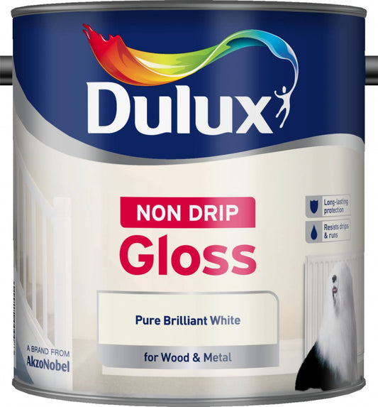 Non Drip Gloss 2.5L - Pure Brilliant White
