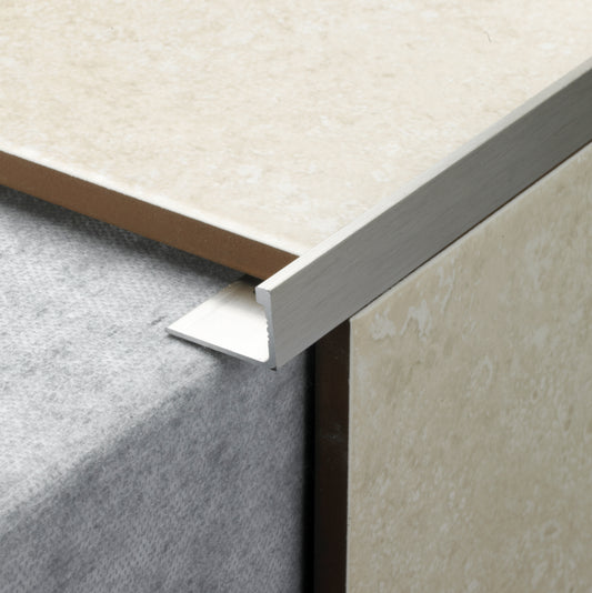White PVC Tile Trim - 7mm