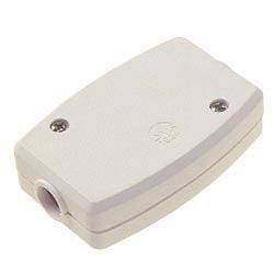 13A, 3 Terminal Fixed Connector, White - Pre-Packed